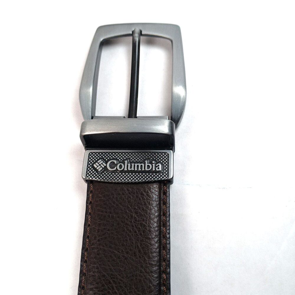 Columbia Men's 2-1‎ Reversible Belt 30-32 SM Leather Black/Brown